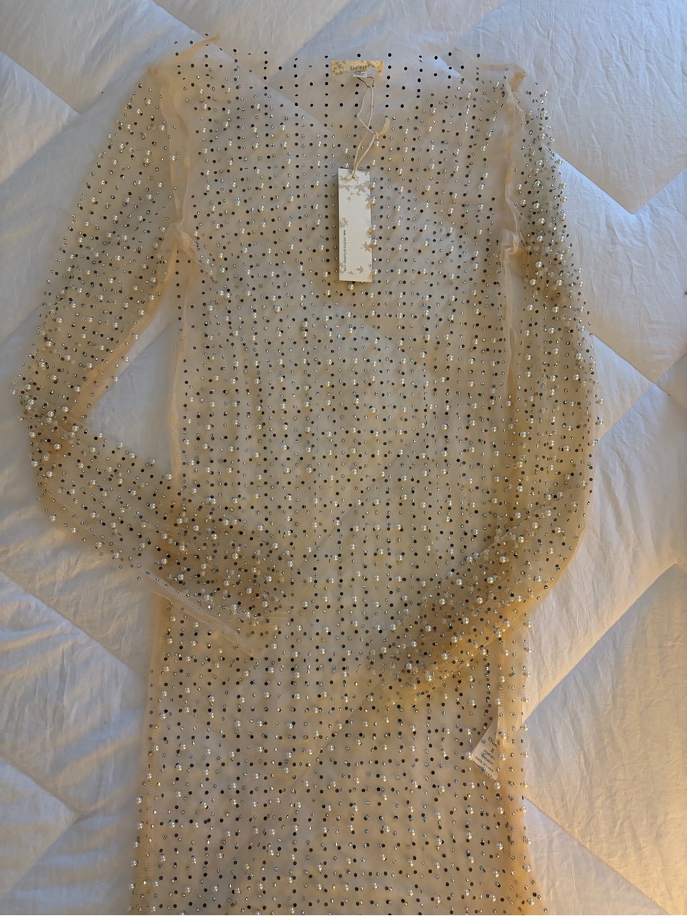 Maxi Rhinestone Cover Up